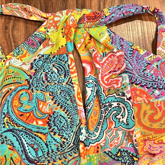 Rod Bleu Beattie Bohemian High Neck Mio Keyhole One Piece - Picture 8 of 14